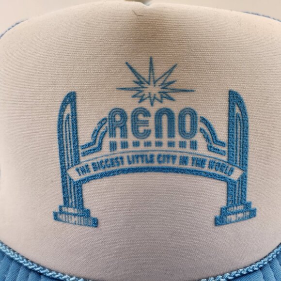 Cobra Caps Reno Biggest Little City Snapback Mesh Back Trucker Hat One Size - Picture 2 of 9